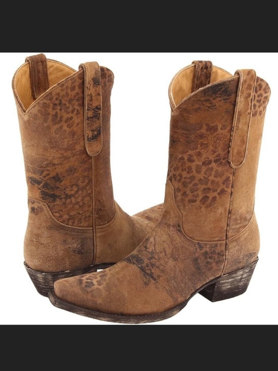 Old Gringo Shoes - Old Gringo Leopartido 10" Tan/Brown Animal Print